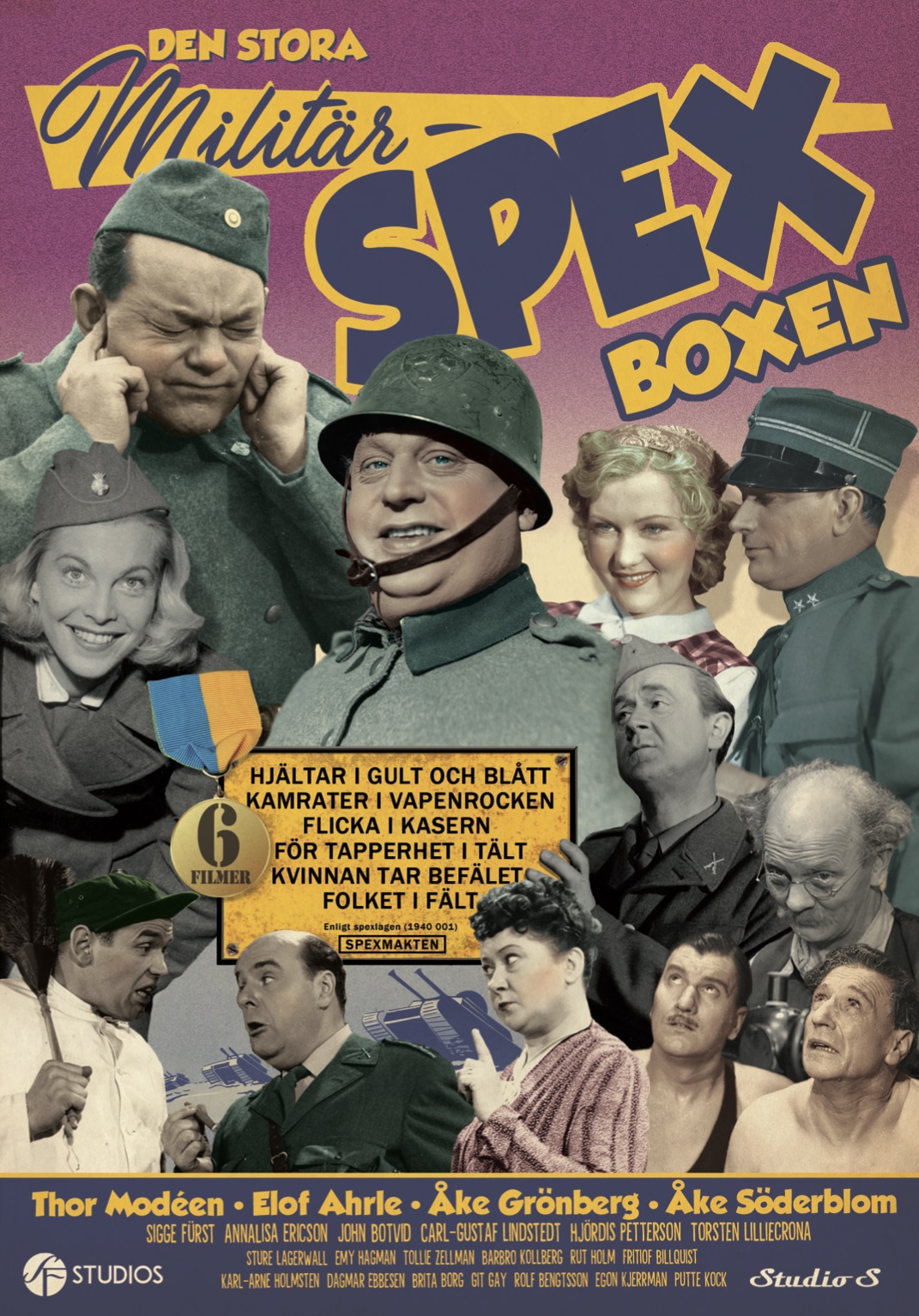 S1127 Den Stora Militär-Spexboxen (DVD)