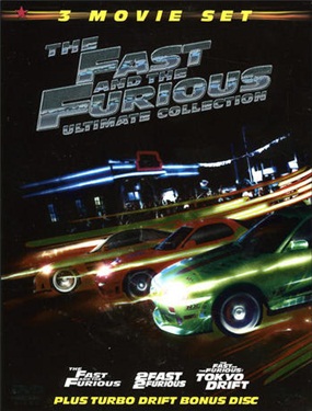 Fast And Furious 1-3  -  beg dvd