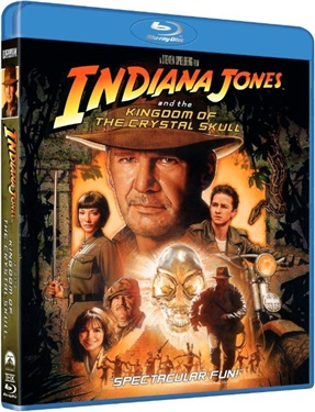 Indiana Jones och Kristalldödskallens Rike (beg blu-ray)