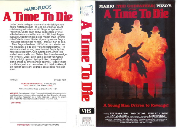 A TIME TO DIE (VIDEO 2000)