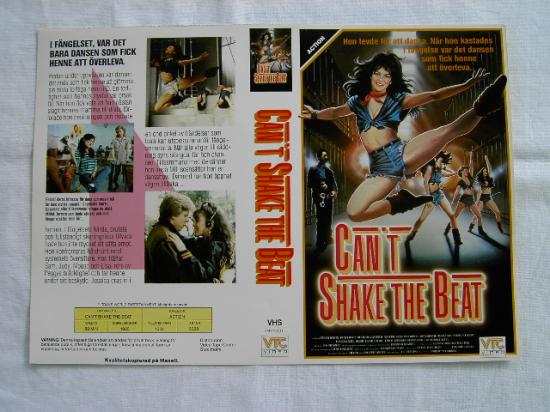 CANT SHAKE THE BEAT (vhs omslag)