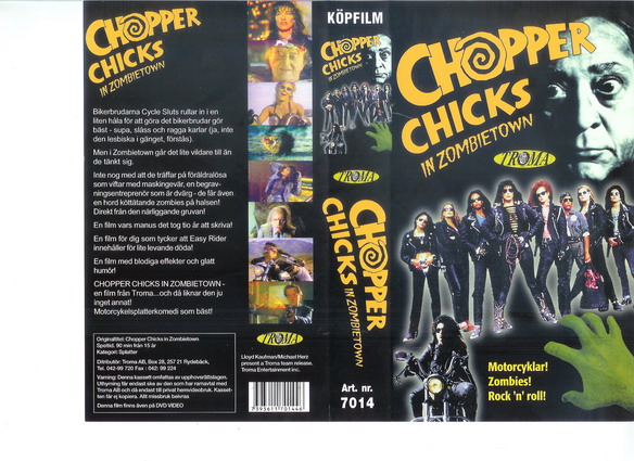 CHOPPER CHICKS IN ZOMBIETOWN (VHS)
