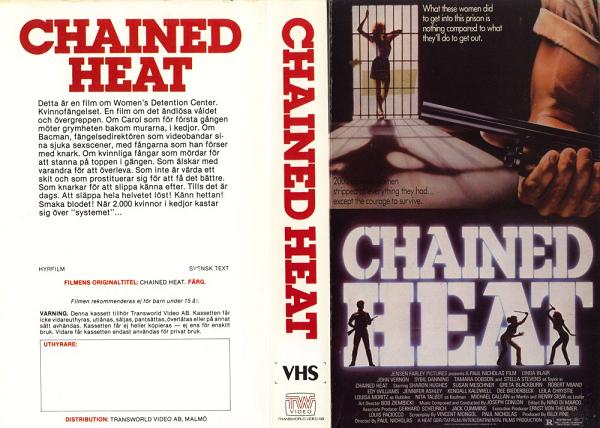 CHAINED HEAT (vhs-omslag)