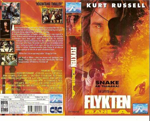 FLYKTEN FRÅN L.A. (VHS)