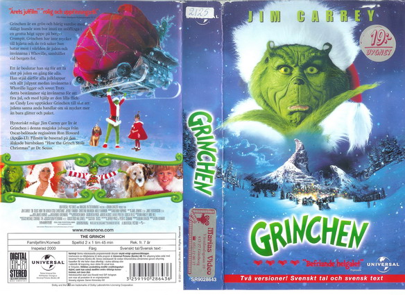 GRINCHEN (VHS)