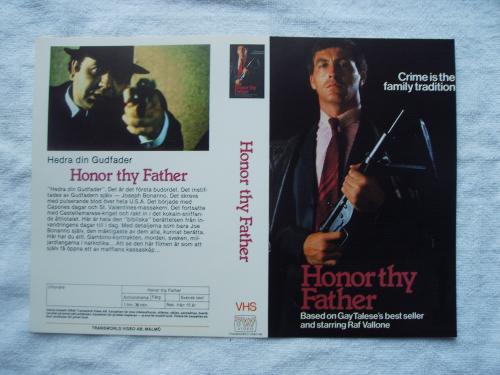 HONOR THY FATHER (vhs-omslag)