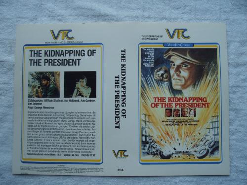 KIDNAPPING OF THE PRESIDENT (vhs omslag)