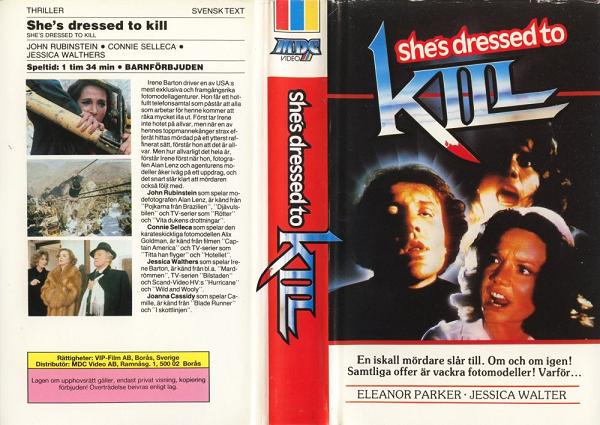SHE\'S DRESSED TO KILL (VHS)