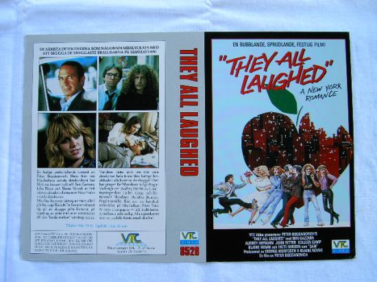 THEY ALL LAUGHED (vhs omslag)
