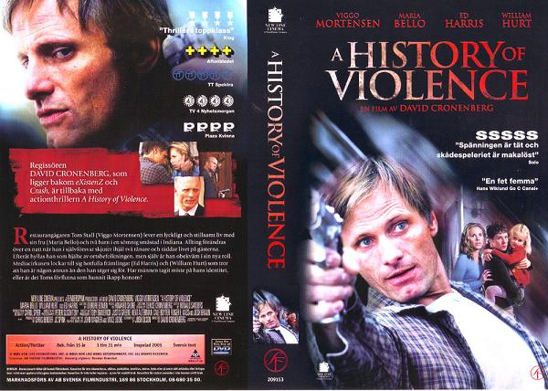 A HISTORY OF VIOLENCE (vhs-omslag)