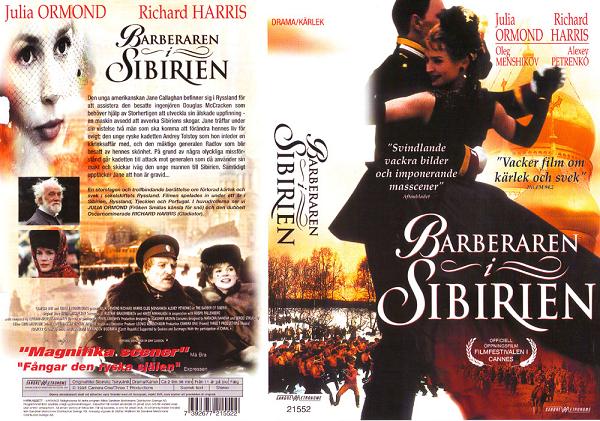 BARBERAREN I SIBIRIEN (vhs-omslag)