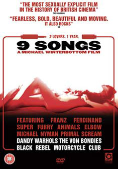 9 SONGS (BEG DVD) UK