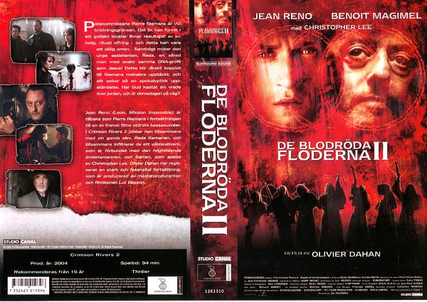 DE BLODRÖDA FLODERNA 2 (VHS)