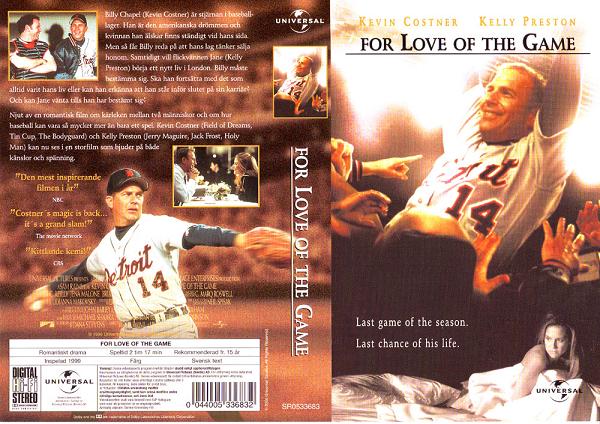 FOR LOVE OF THE GAME (VHS)