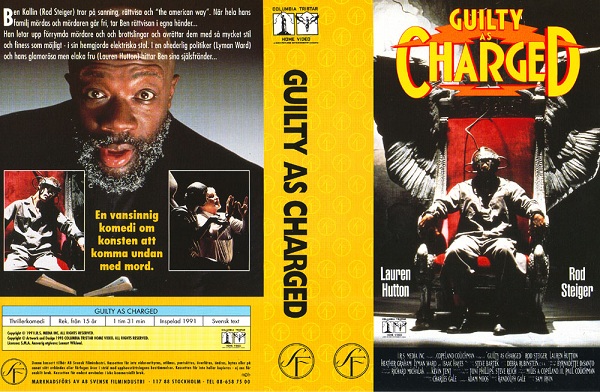 GUILTY AS CHARGED (vhs-omslag)