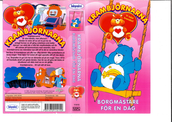 KRAMBJÖRNARNA - BORGMÄSTARE FÖR EN DAG (VHS)