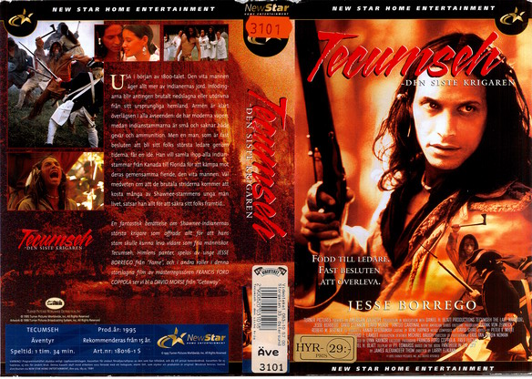 TECUMSEH - den sista krigaren (VHS)