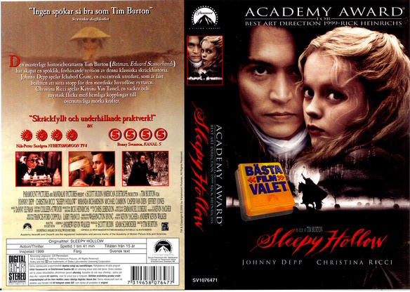 SLEEPY HOLLOW (VHS)