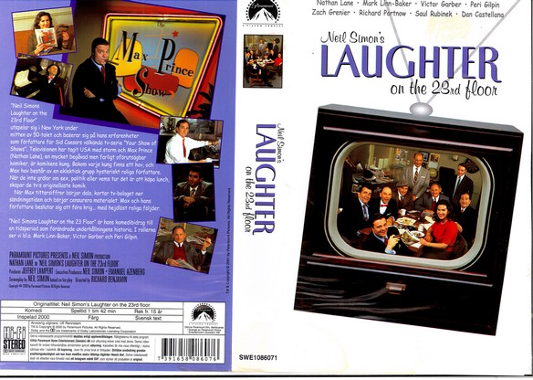 LAUGHTER ON THE 23rd FLOOR (Vhs-Omslag)