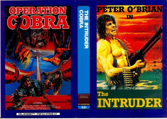 531 INTRUDER + COBRA (VHS)