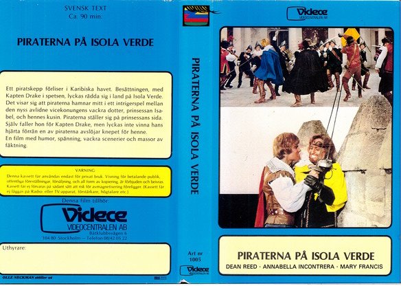 1005 Piraterna På Isola Verde (VHS)