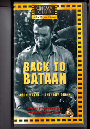 BACK TO BATAAN - UK (VHS)