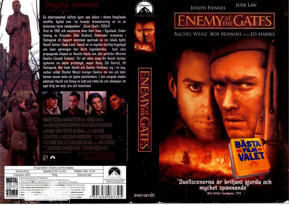 ENEMY AT THE GATES (VHS)