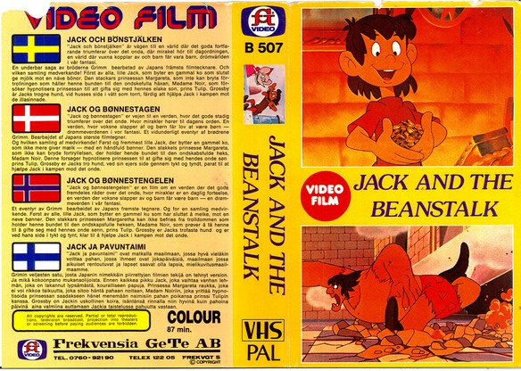 B507 Jack Och Bönstjälken  (VHS)