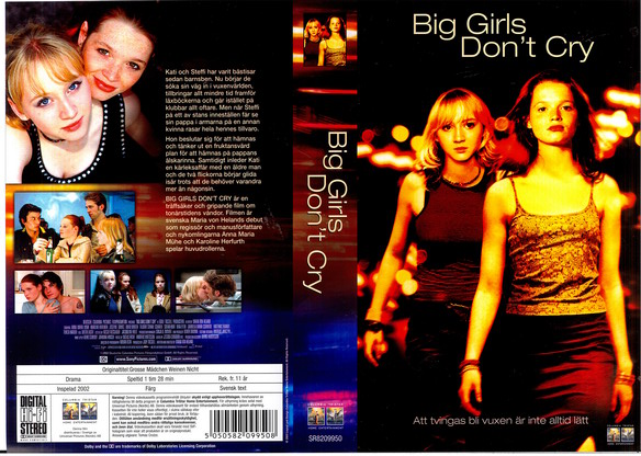 BIG GIRLS DON'T CRY (VHS)