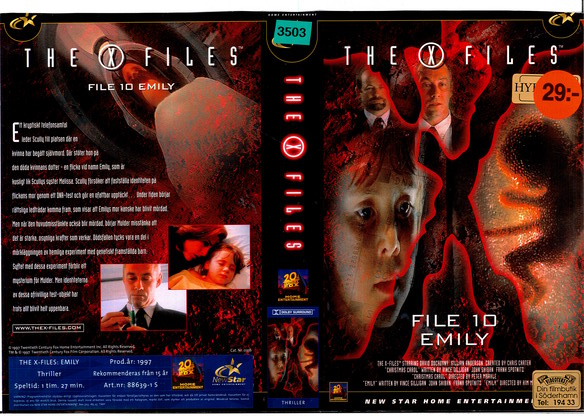 X FILES:FILE 10 EMILY (VHS)
