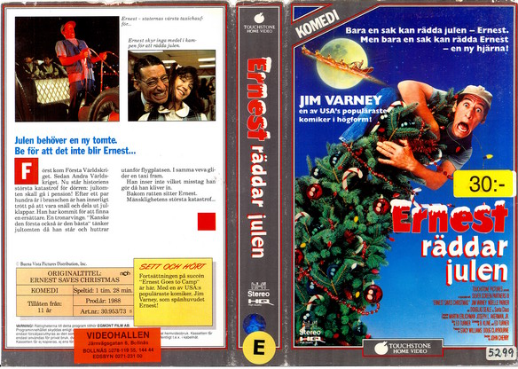 ERNEST RÄDDAR JULEN (vhs) ERNEST RÄDDAR JULEN (vhs)