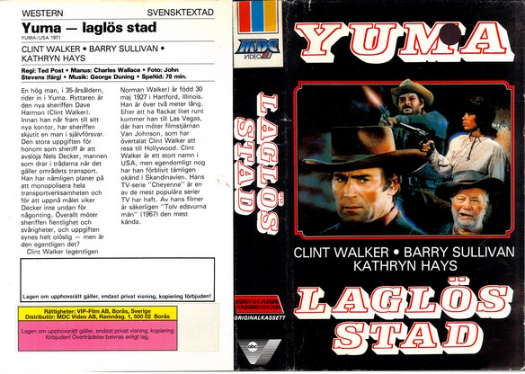 YUMA -  LAGLÖS STAD (VHS)