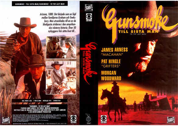 5561 GUNSMOKE - TILL SISTA MAN (VHS)