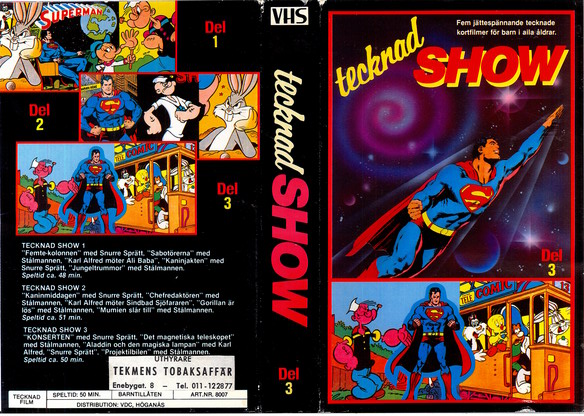 8007 TECKNAD SHOW DEL 3 (VHS)