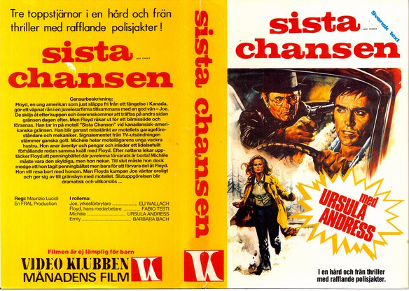 SISTA CHANSEN (VHS)
