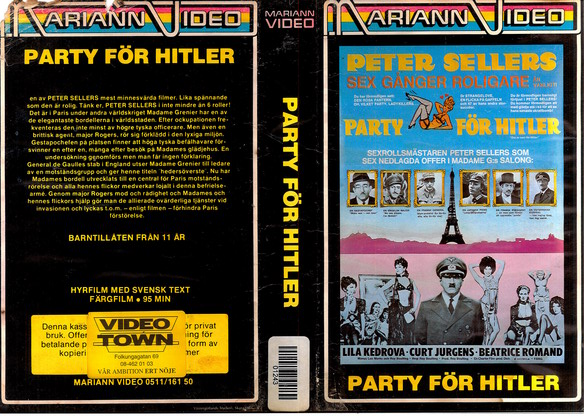 M 40 PARTY FÖR HITLER (VHS) svart