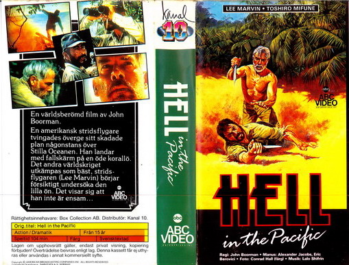 HELL IN THE PACIFIC (VHS) pappask