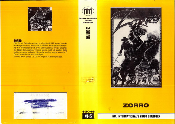 S 2048 ZORRO (VHS)