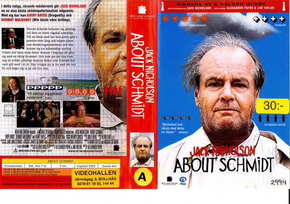 ABOUT SCHMIDT (VHS)