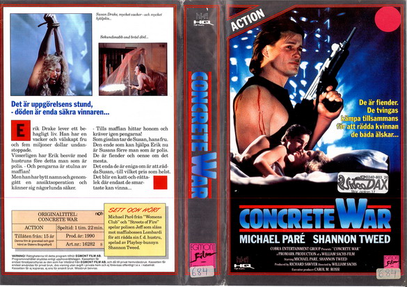 CONCRETE WAR (vhs) CONCRETE WAR (vhs)