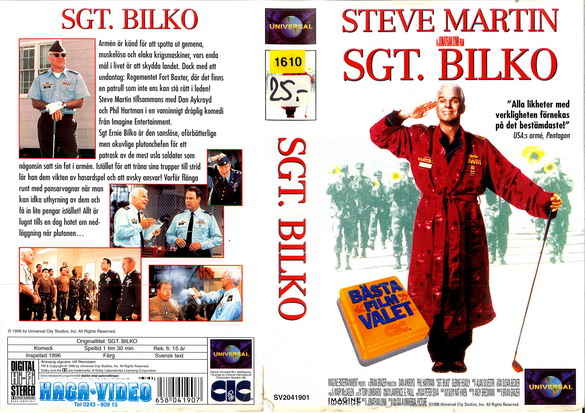 SGT. BILKO (VHS)