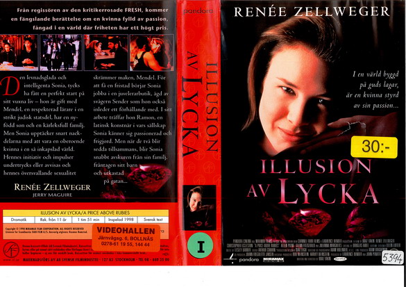 ILLUSION AV LYCKA (VHS)