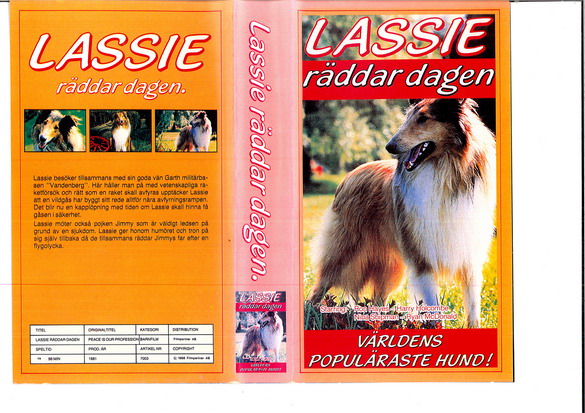 LASSIE RÄDDAR DAGEN (VHS)