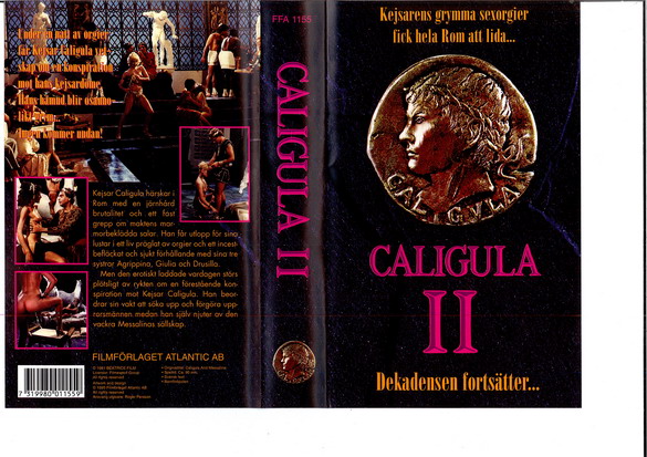 CALIGULA 2  (VHS)