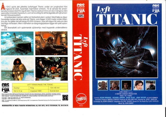 LYFT TITANIC (vhs-omslag)