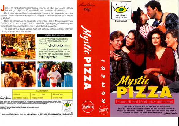 MYSTIC PIZZA (vhs-omslag)