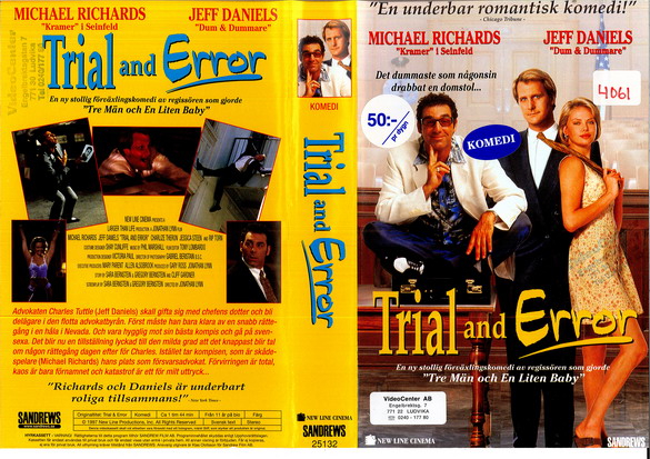 TRIAL AND ERROR (VHS)