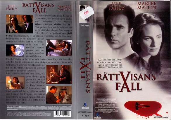61022 RÄTTVISANS FALL (VHS)