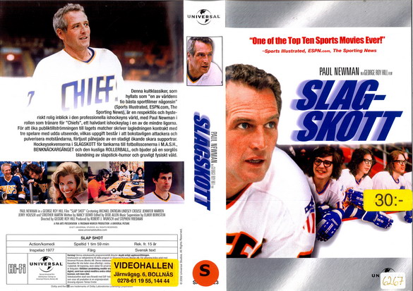 SLAGSKOTT (VHS)nyare