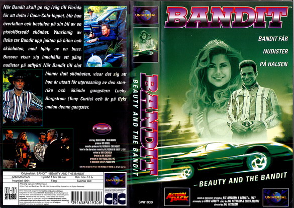 BANDIT 3 BEAUTY AND THE.... (vhs-omslag)